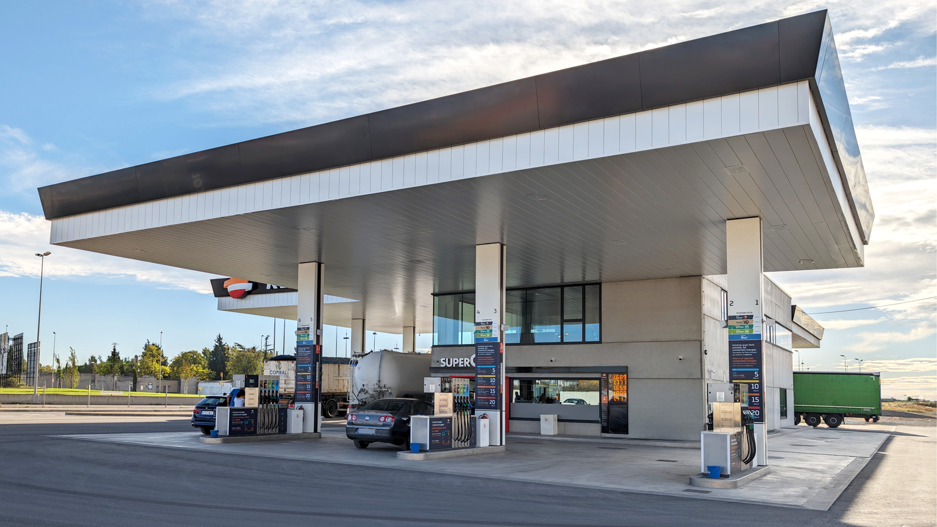 Estación de servicio en Lleida